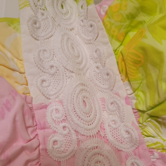 Lilly Pulitzer Floral Patchwork Halter Dress - Picture 9 of 13